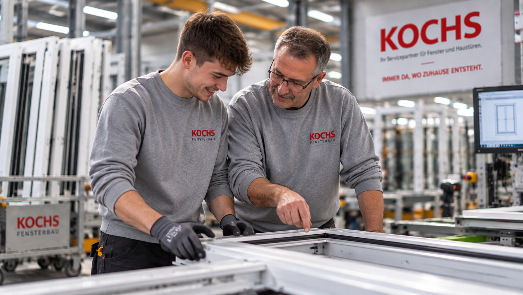 Erfahrung und Wissen in der Produktion von KOCHS-Fensterbau