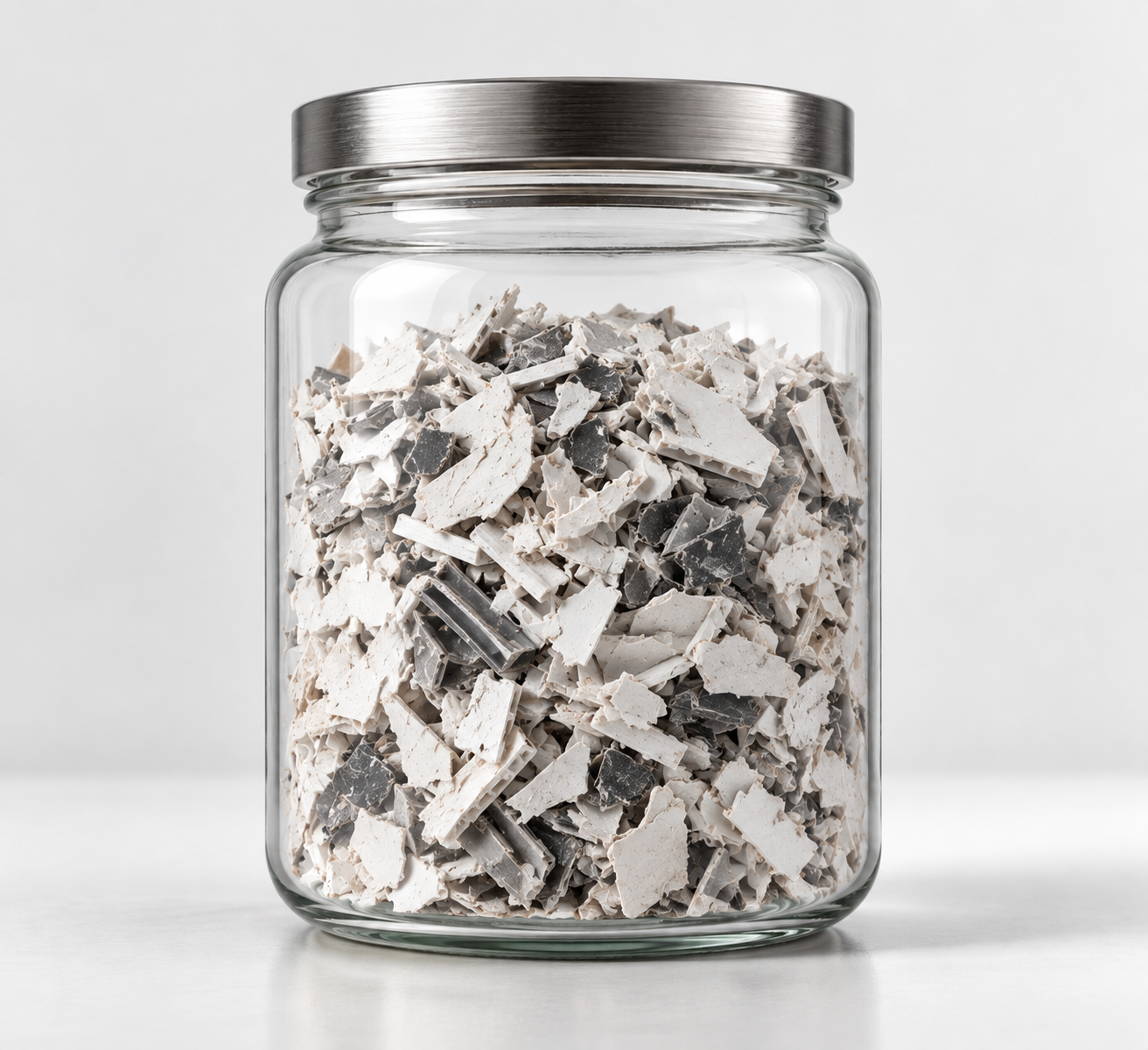 Zerkleinertes PVC-Material