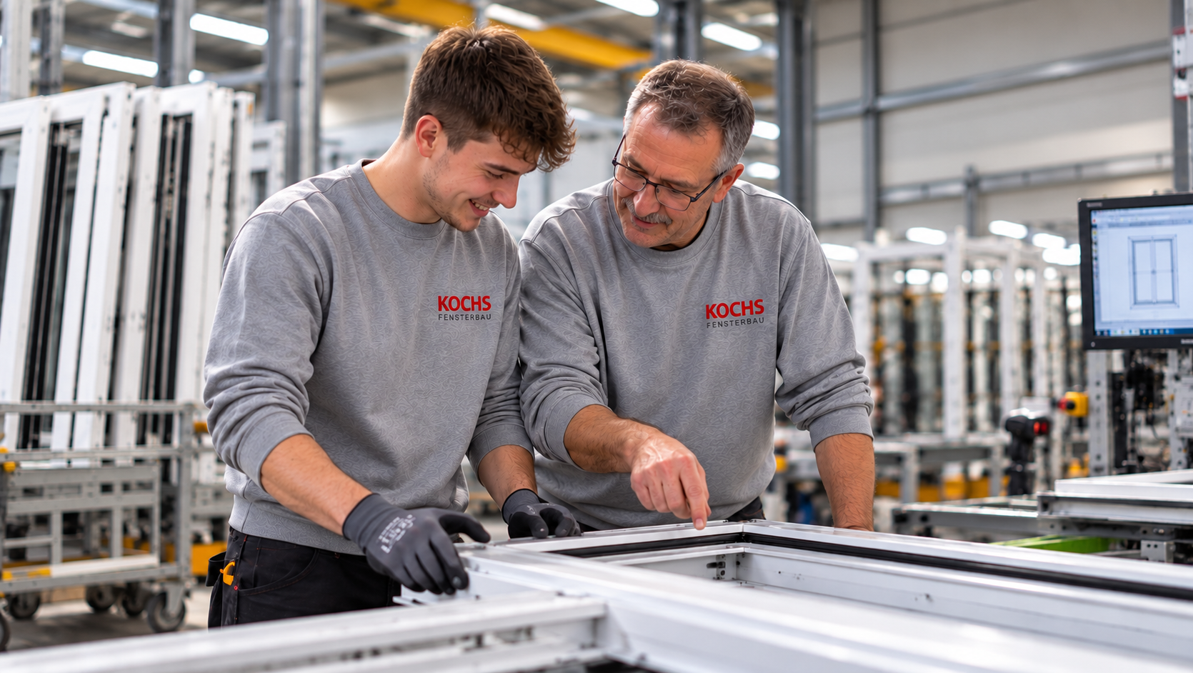 Erfahrung und Wissen in der Produktion von KOCHS-Fensterbau