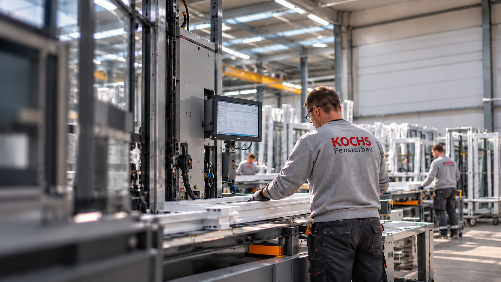 Produktion bei KOCHS-Fensterbau in Neuhardenberg
